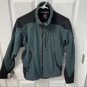 Vintage Arc’teryx polartec fleece, dark green